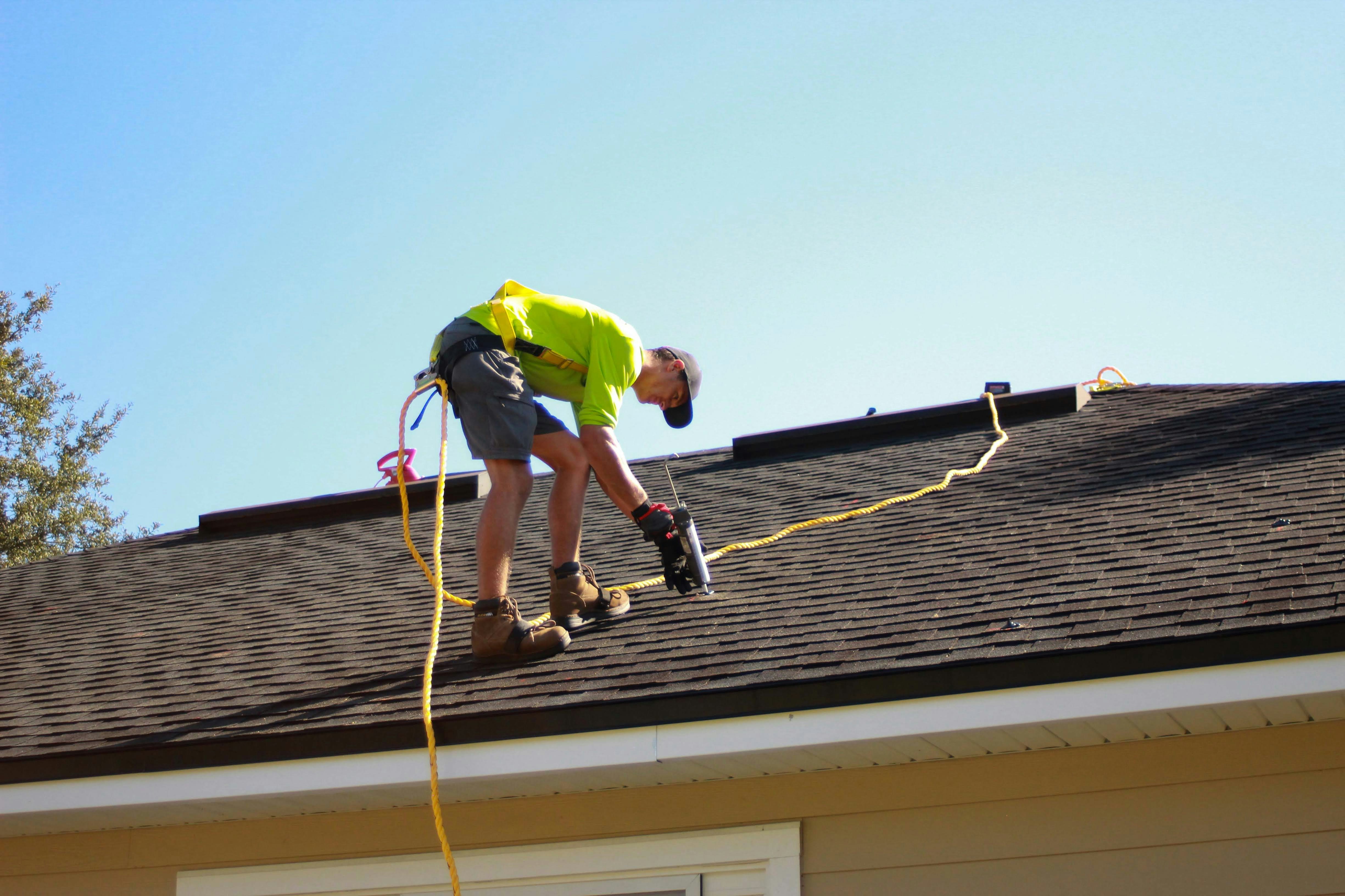 Roofing service example